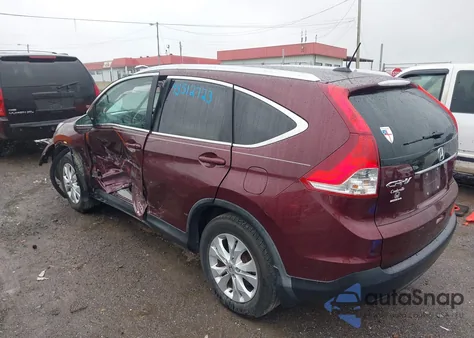 2014 Honda Cr-V Ex-L from USA, damaged, VIN 5J6RM3H76EL012796